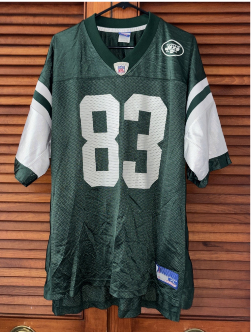 New York Jets #83 Santana Moss Reebok NFL Jersey Adult Size XL